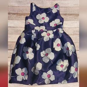 Janie and Jack Posh Posy Blossom Print Dress  Girls 5